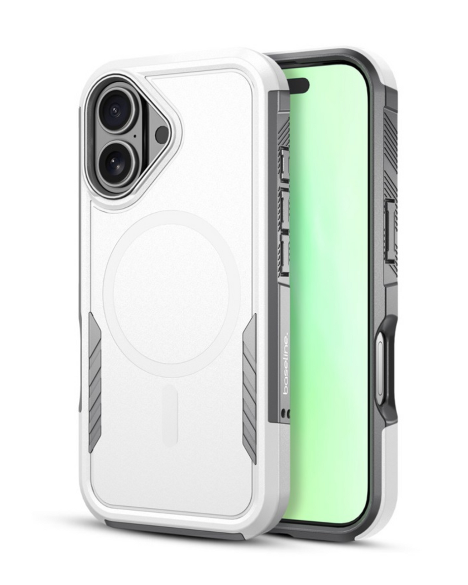 Military Grade MagSafe iPhone 17 Air Case - White