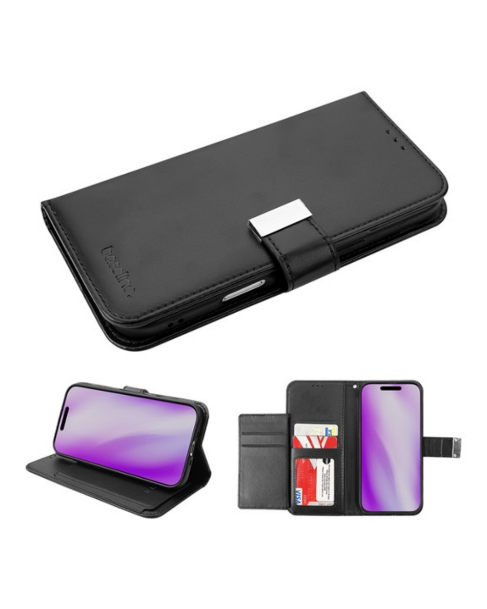 iPhone 17 Case with Card Holder - Black